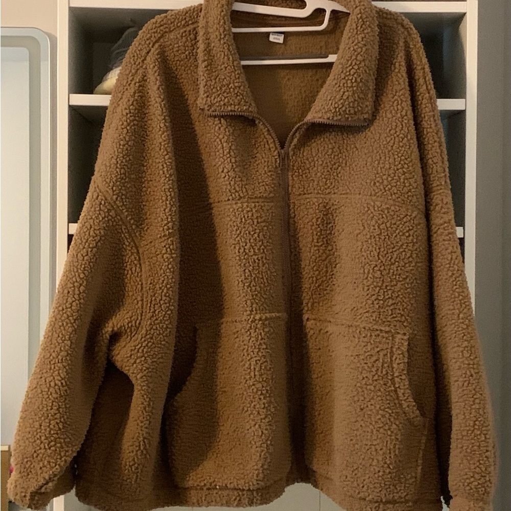 Old Navy Tan Sherpa Jacket